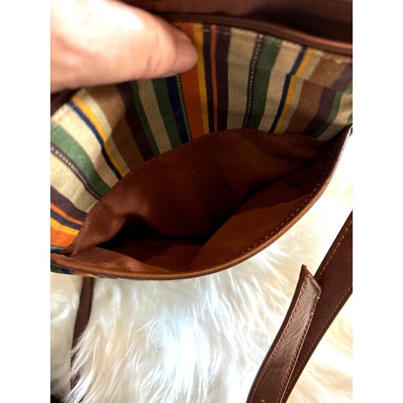 Relic Striped Crossbody Bag With Adjustable Strap & Multiple Pockets Purse Fall - Picture 8 of 9